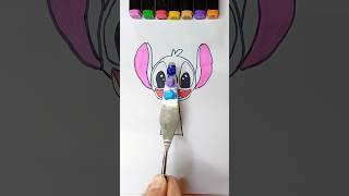 Stitch easy colour technique #lilostitch #art