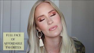 FULL FACE OF AFFORDABLE FAVORITES | MERRIE MAKEUP ARTIST