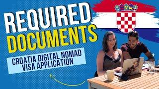 Required Documents for Croatia Digital Nomad Visa Application