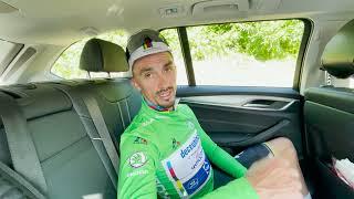 Alaphilippe in green at the Tour de France