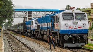 WIDE CAB WDP4 twins mad acceleration  : Indian Railways