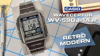 Casio Waveceptor WV-59DJ-1AJF - A modern, retro-styled watch with atomic syncing.