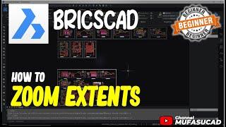 BricsCAD How To Zoom Extents