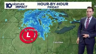 Columbus, Ohio forecast | Rainy start to Wednesday