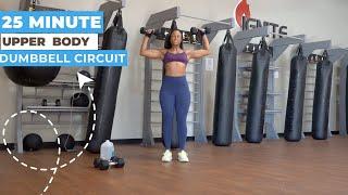 25 minute Dumbbell Upper Body Circuit