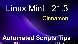 Linux Mint 21.3 - Cinnamon - Automated Script Troubleshooting .