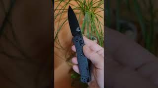 Blacked out Bugout in CF Elite! #edc #knives #benchmade #fyp #blackbetty