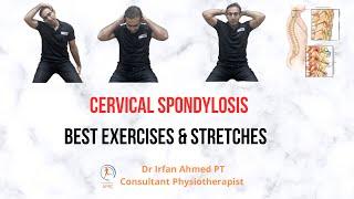Top 6 Exercises  for Cervical Spondylosis at home | Exercises for Neck Pain | Urdu Hindi