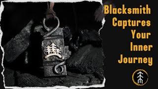 Forged in Fire: The Silver & Iron Pine Tree Pendant – A Symbol of Your Unique Path
