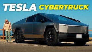 Джеймс Мей нарешті сів за кермо Tesla Cybertruck