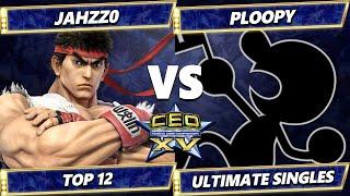 CEO 2025 - Jahzz0 (Ryu) Vs. Ploopy (Game & Watch) Smash Ultimate - SSBU