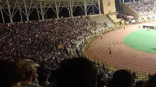 Mexican wave, Qarabag-Olimpia, match