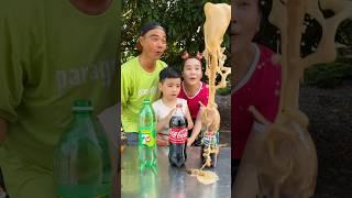7up, Pepsi Vs mentos, Coca Cola VS mentos