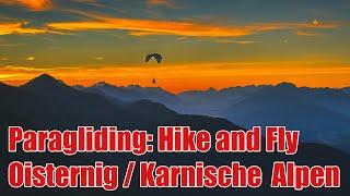 Paragliding: Hike and Fly Oisternig - Karnische Alpen / Carinthia / Austria