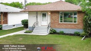 House for sale at 1035 Talbot Street in East Kildonan Winnipeg