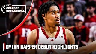 HIGHLIGHTS from Dylan Harper's debut with Rutgers  | ESPN College Basketball