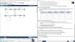 11.9.3 Packet Tracer - VLSM Design and Implementation Practice