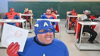 Superheroes in School