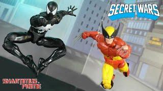 Marvel Legends Symbiote Spider-Man & Brown Suit Wolverine Secret Wars 2024 Wave Figure Review