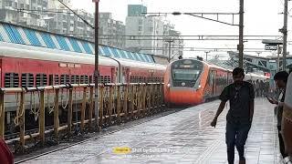 Back to Back Train Arriving At Surat | Vande Bharat + Howrah Express + Dahanu Road Express|