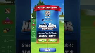 Hole 4 pro eagle  Bill the Greek  Highlands tournament golf clash