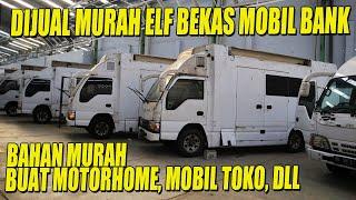 SANGAT COCOK BUAT DIBIKIN MOTORHOME, MOBIL TOKO, MOBIL KANTOR, DIOBRAL MURAH ELF BEKAS BANK ATM