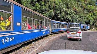 Darjeeling to Bagdogra Airport by car with a GoPro Camera Mounted on the car roof - Part 1 - 4K