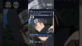 Itachi vs Orochimaru ️ #shorts #anime #naruto