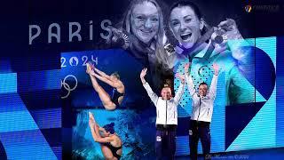 Diving | US silver medal winners Sarah Bacon Kassidy Cook Women springboard 3m | Paris Olympic 2024
