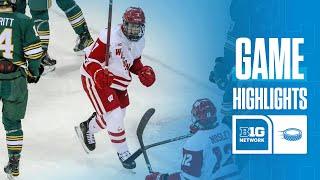 Alas. Anchorage at Wisconsin | Highlights | Big Ten Hockey | 11/30/2024