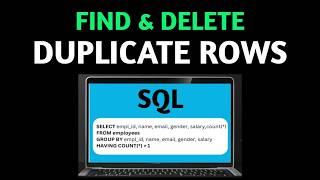 SQL Query to Find and Remove Duplicate Rows from Database Tables