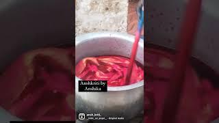 Tye and dye | Working on Dupatta | working hands