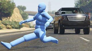 Crazy Highway NPC Wars of Active Ragdoll Dudes in GTA 5