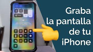 COMO GRABAR LA PANTALLA DE TU IPHONE! 2022