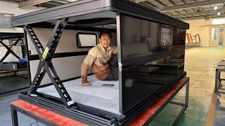 P-Show Pop-up Rooftop Sleeper Setup: Easy Entry & Ventilation