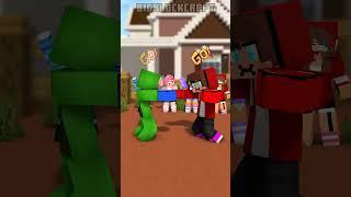 Bling Bang Bang Born Fight: JJ vs Mikey #minecraftshorts