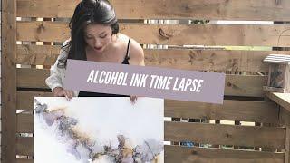 Alcohol Ink Time Lapse Tutorial