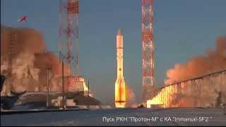 Proton M Launches the Inmarsat-5F2 Telecommunications Satellite