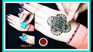 Decent mehndi design 2020 || easy trick || by rang e Art