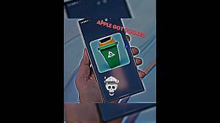 Apples roast gone wrong  #samsung #apple #edit #shorts