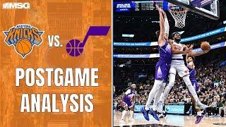 Jazz Snap 4 Game Skid By Ending Knicks 4 Game Streak | New York Knicks