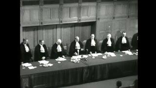 Inaugural Session of the International Court of Justice