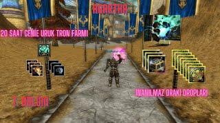 20 Saat Uruk Tron Farm! Drakilerden Tonlarca Drop! -Agartha Sıfırdan Okçu 7. Bölüm #knightonline