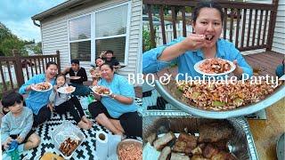 Pork BBQ & Chatpate Party With Family | Nepali vlog