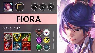 Fiora Top vs K'Sante: Dominating - KR Grandmaster Patch 14.23