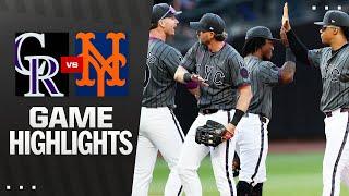 Rockies vs. Mets Game Highlights (5/31/25) | MLB Highlights