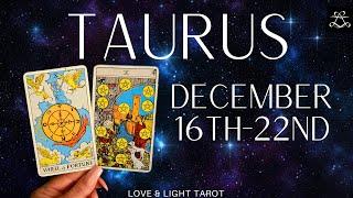 Taurus ️ WOW! An Unexpected Plot Twist!! A Streak Of Good Luck!️ December 16-22