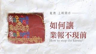 龍德上師：如何讓業報不現前How to stop the karma?