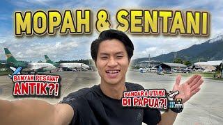 CANTIK SEKALI⁉️ Bandara TERINDAH di Indonesia dengan latar Gunung di Papua️‼️ Review Bandara