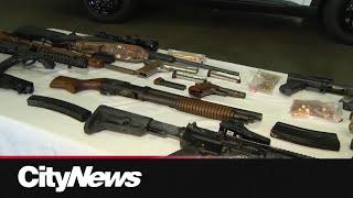 Peel Police seize several guns in 'Project Sledgehammer'